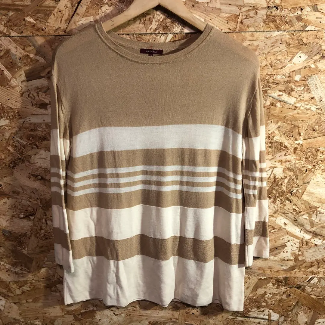 Thumbnail of AMACA Knit, Size 38, Lady's M, Border Pattern (Item #5520)