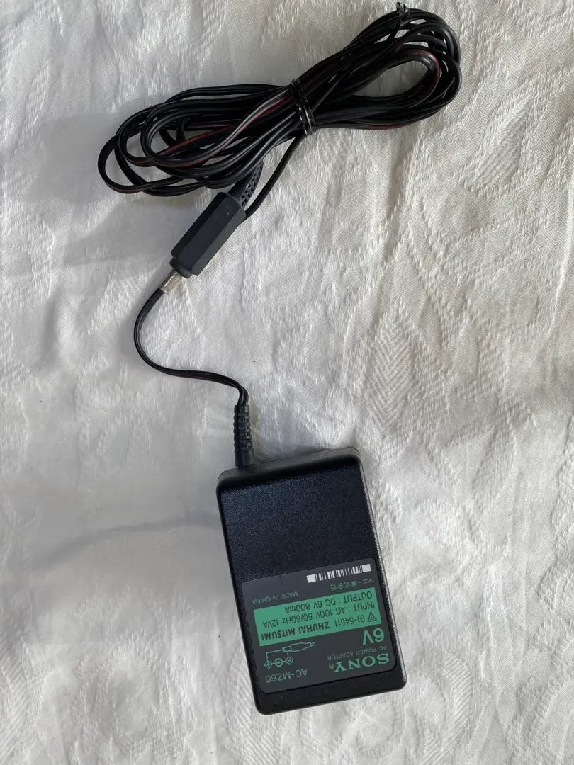 SONY MZ-R30 ポータブルMDプレーヤー ACアダプター　AC-MZ60 SONY ソニー MDウォークマン 用 ACアダプター AC-MZ60 あ4