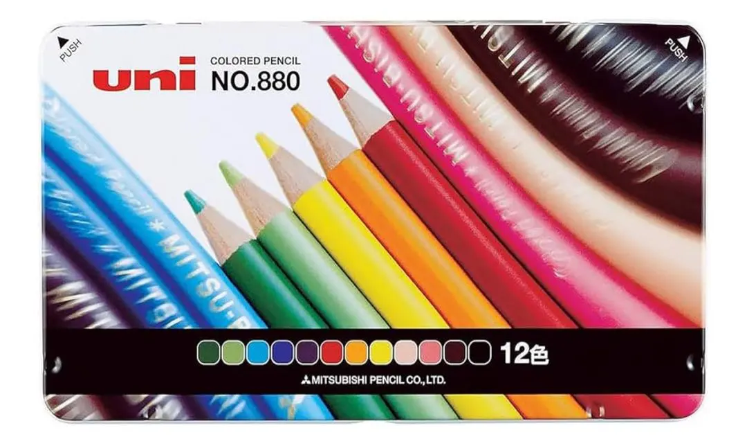 Thumbnail of Mitsubishi Pencil Colored Pencils, Set of 12 Colors