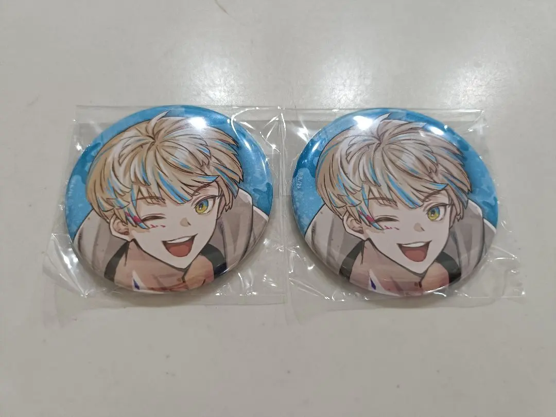 Thumbnail of Nijisanji Mana Hibachi Can Badge 1st Anniversary Set of 2