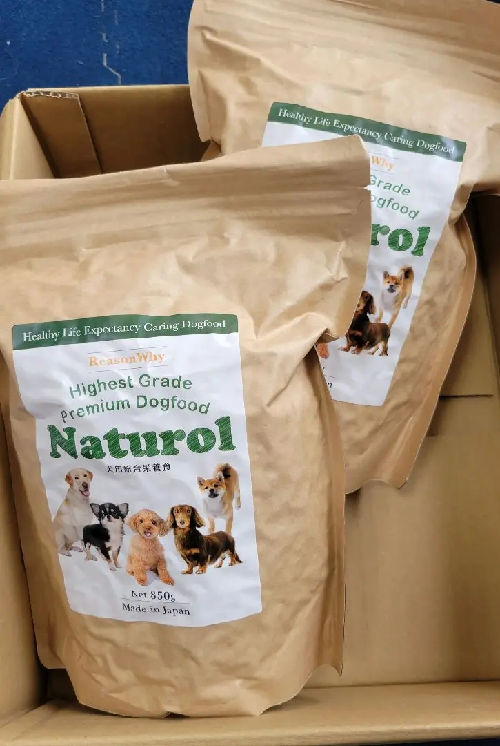 Naturol ナチュロル　プレミアムドッグフード 850g 4袋 51f-krVywFL._UF350,350_QL50_.jpg