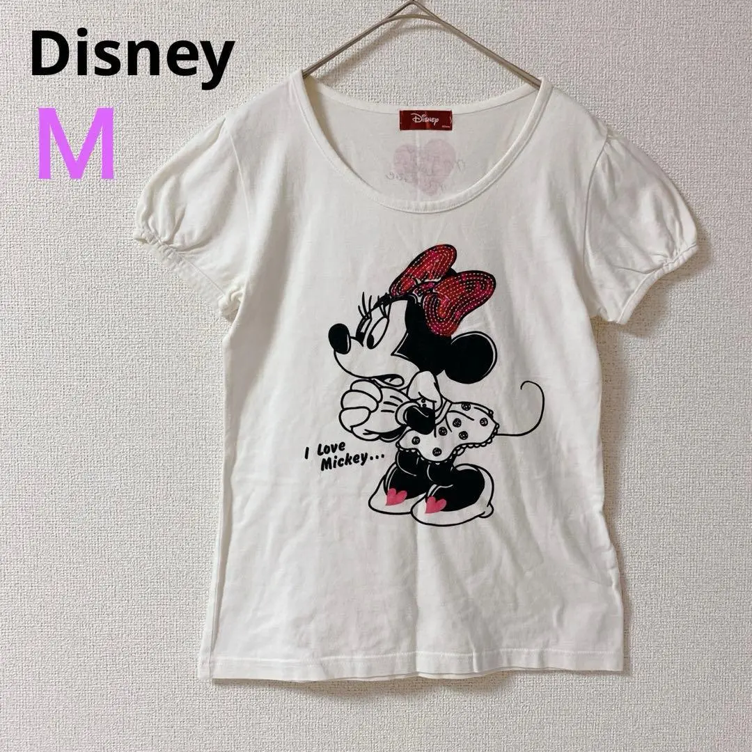 Thumbnail of Disney Minnie Mouse T-shirt Puff Sleeve Sequins