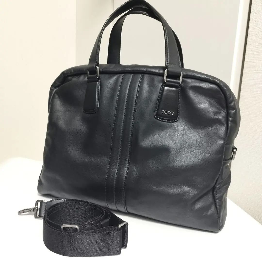 ⭐︎美品TOD'S ⭐︎ブラック レザー ビジネスバッグ 2025年最新】Tod's メンズ ビジネスバッグの人気アイテム - メルカリ