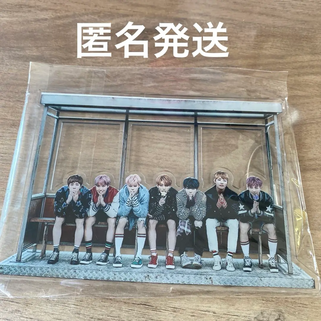 BTS グクトゥギ モックニム　中国限定　バス停　アクリルスタンド　上海 BTS グクトゥギ モックニム 中国限定 バス停 アクリルスタンド