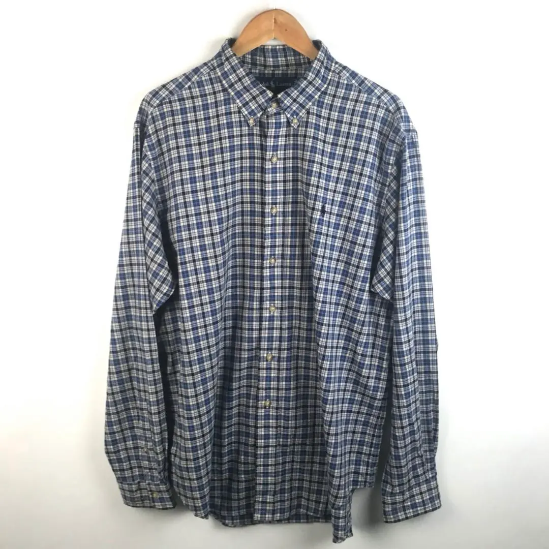 Thumbnail of Ralph Lauren check pattern long-sleeved shirt