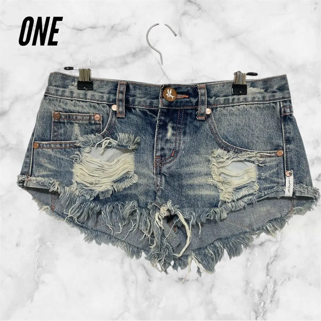 ONETEASPOON フリンジデニムショートパンツ フリンジデニムパンツ[品番：GORW0006921]｜GORGE （ゴージ）の