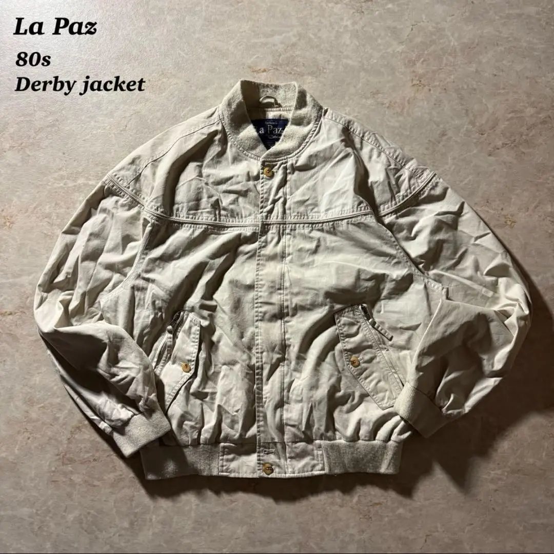 90s La Paz ダービージャケット モカブラウン XL レアカラー 茶色 80s La Paz By Catalina USA製 ダービージャケット 44 - メルカリ