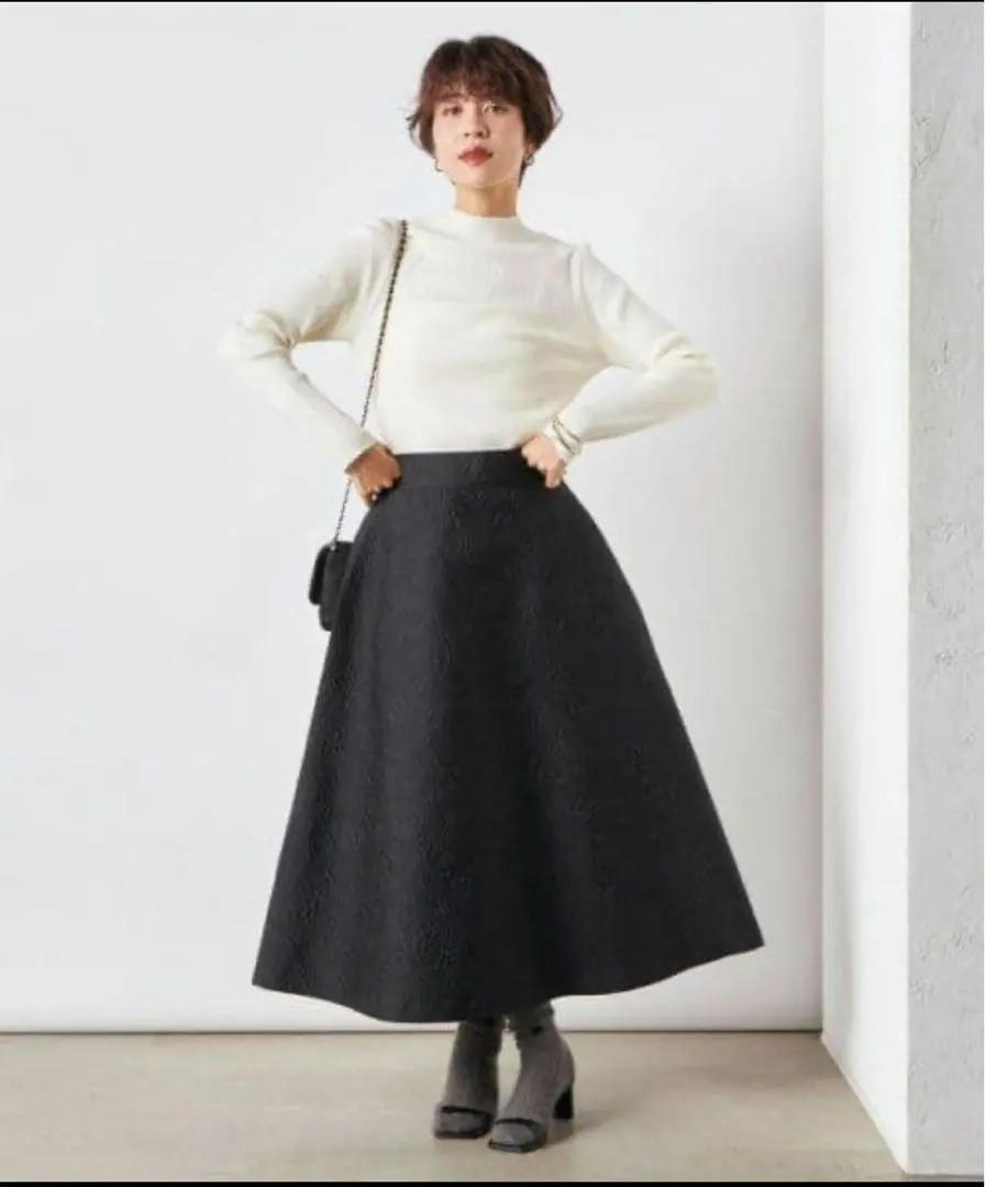 Thumbnail of Black Flare Long Skirt