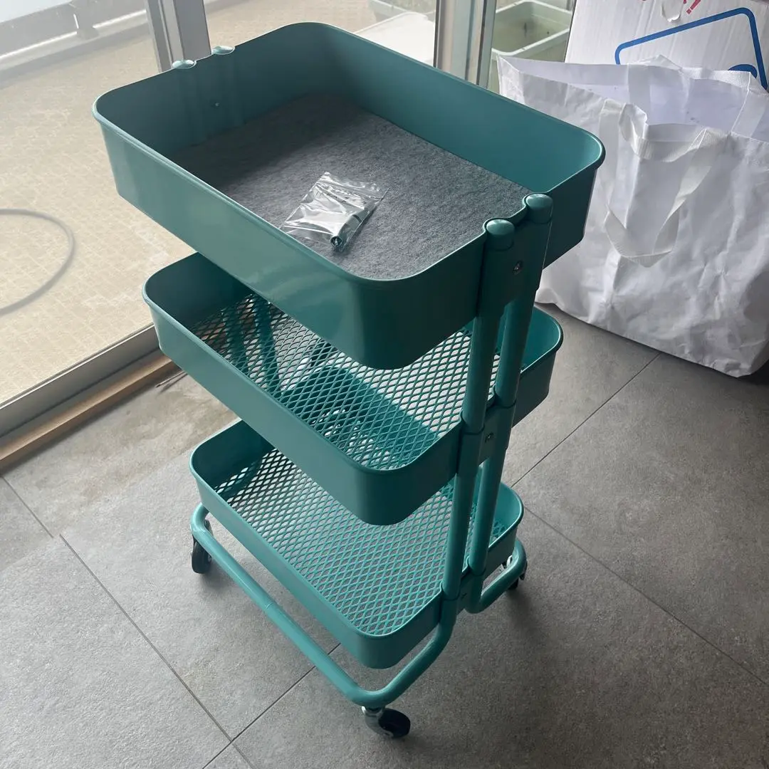 IKEA イケア ロースコグ [ターコイズブルー] 本体＋天板セット IKEA イケア ロースコグ [ターコイズブルー] 本体＋天板セット