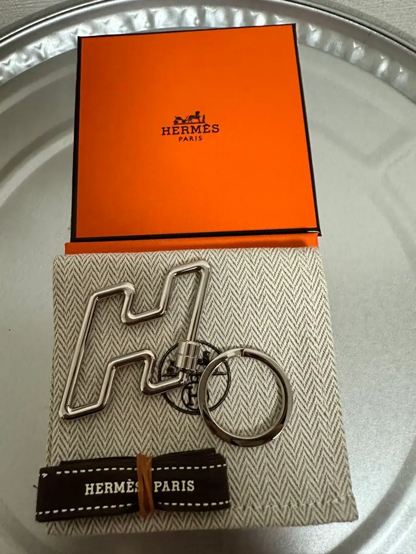 新品　HERMÈS シルバー キーホルダー 楽天市場】【新品】HERMES エルメス キーリング キーホルダー