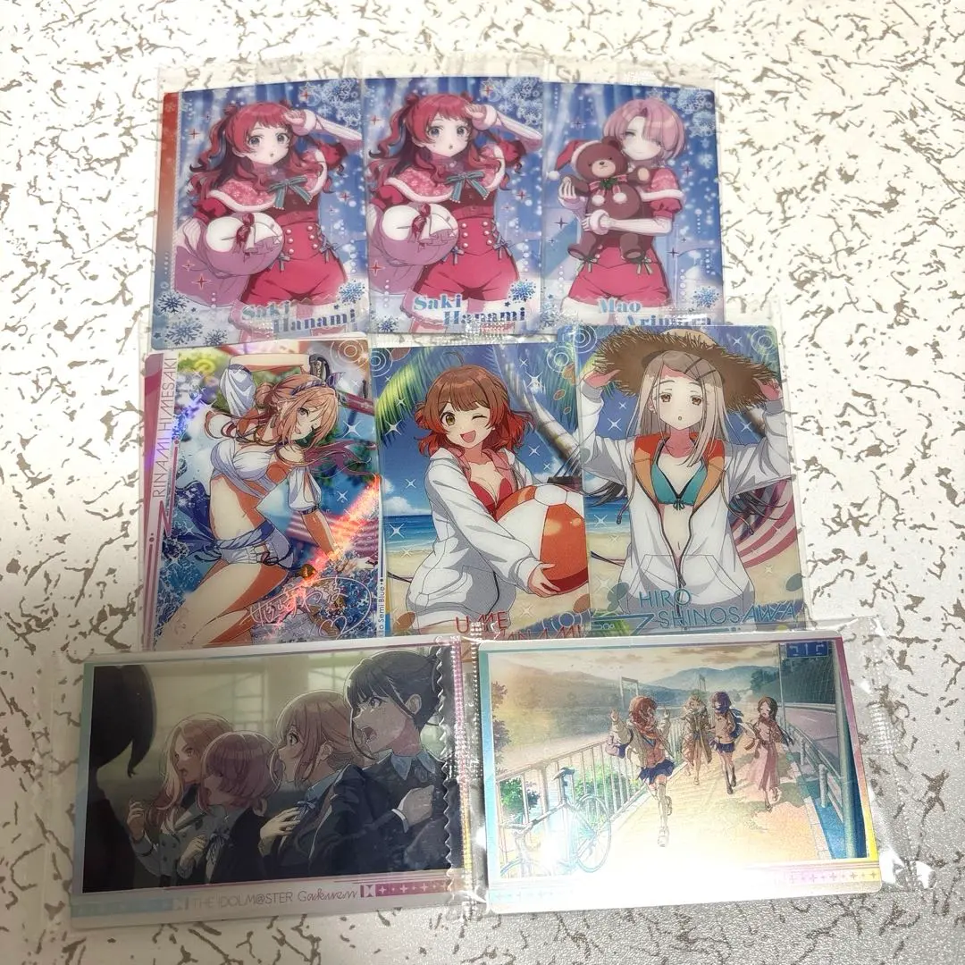 Thumbnail of Idolmaster Card Set of 8 Rares