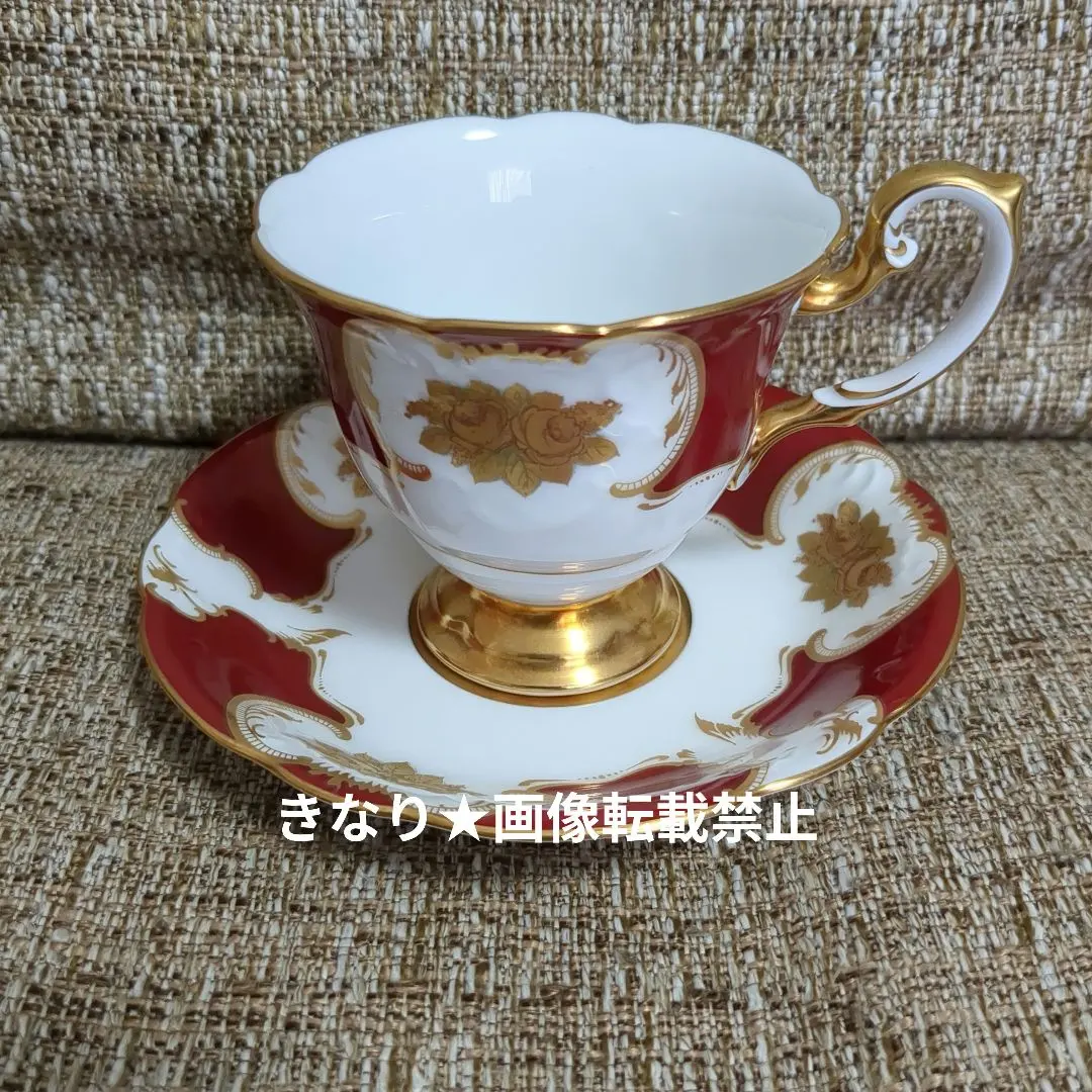 Thumbnail of Okura Toen Queen Rose Marron Teacup