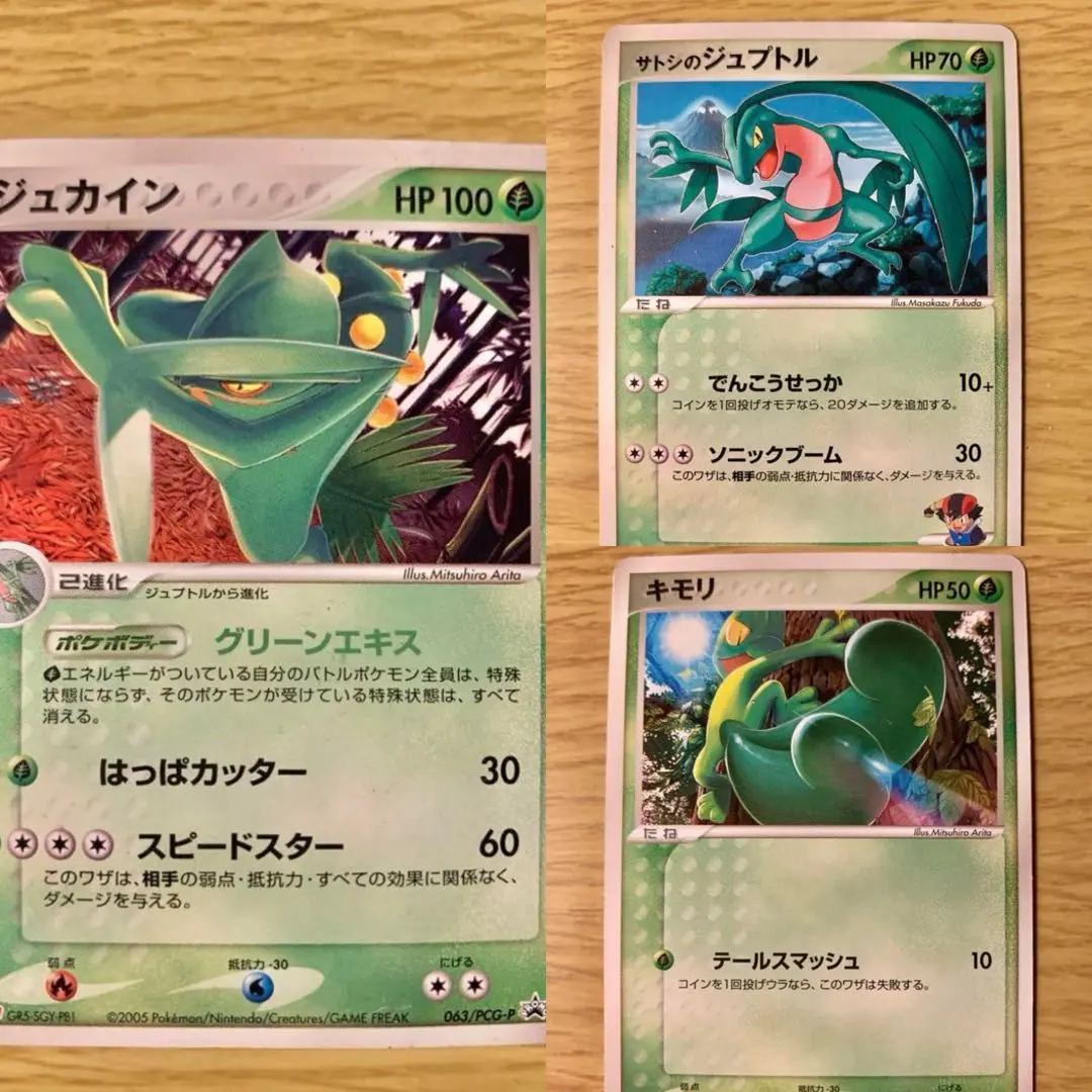 ポケモンカード サトシのキモリ プロモ 小学館 光沢 雑誌見