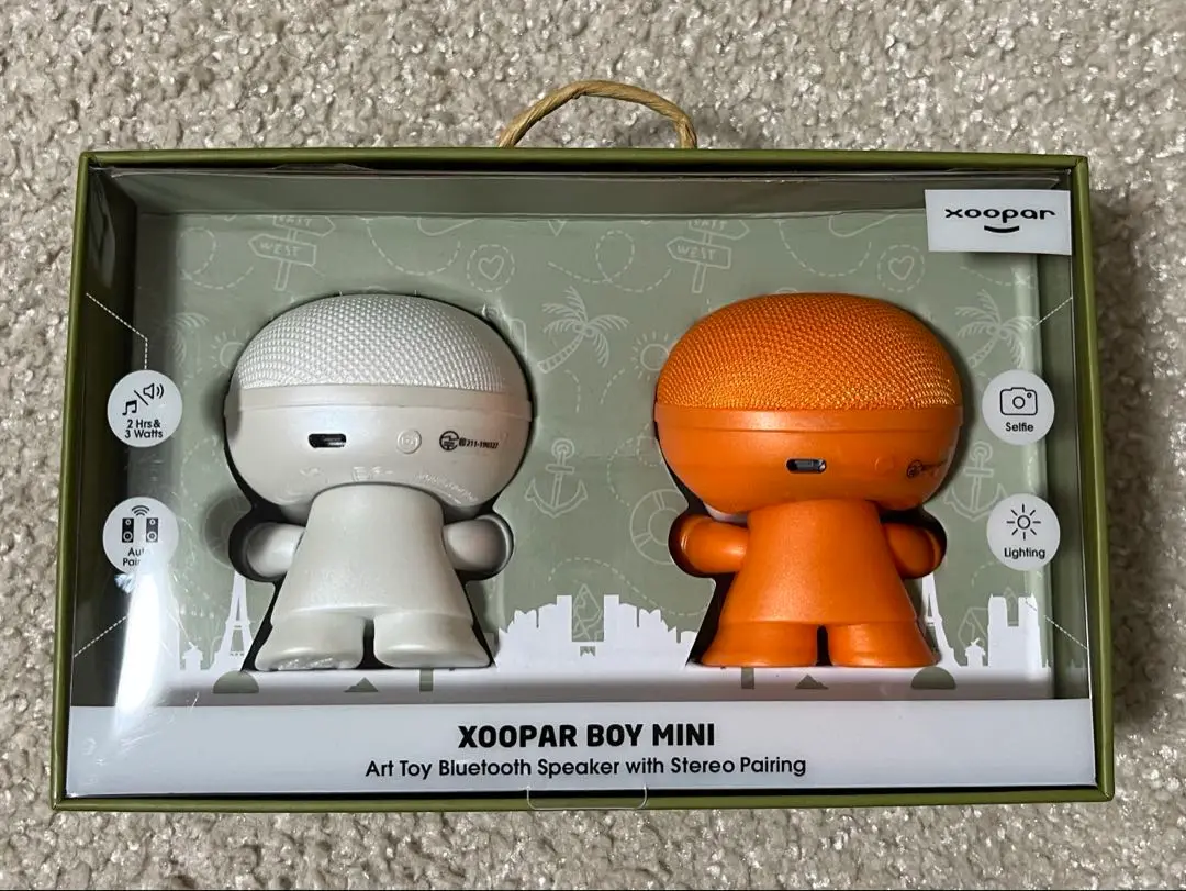 廃盤　xoopar BOY MINI　ゴールド　スピーカー　Bluetooth 東急ハンズ〉春にオススメ！ステレオサウンドが楽しめるキュート