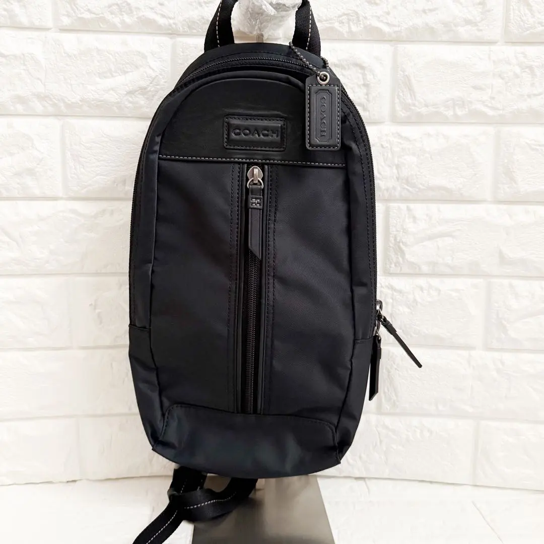 Thumbnail of Like New COACH Varick Duffel Backpack/Body Bag Black