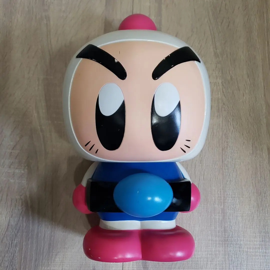 ソフビ　ボンバーマン　ビーダマン　貯金箱 ボンバーマン ビーダマン ソフビ 貯金箱 ビッグ フィギュア 2025