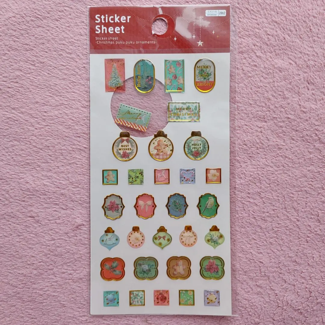 貼紙 聖誕節 胖嘟嘟裝飾 的縮圖