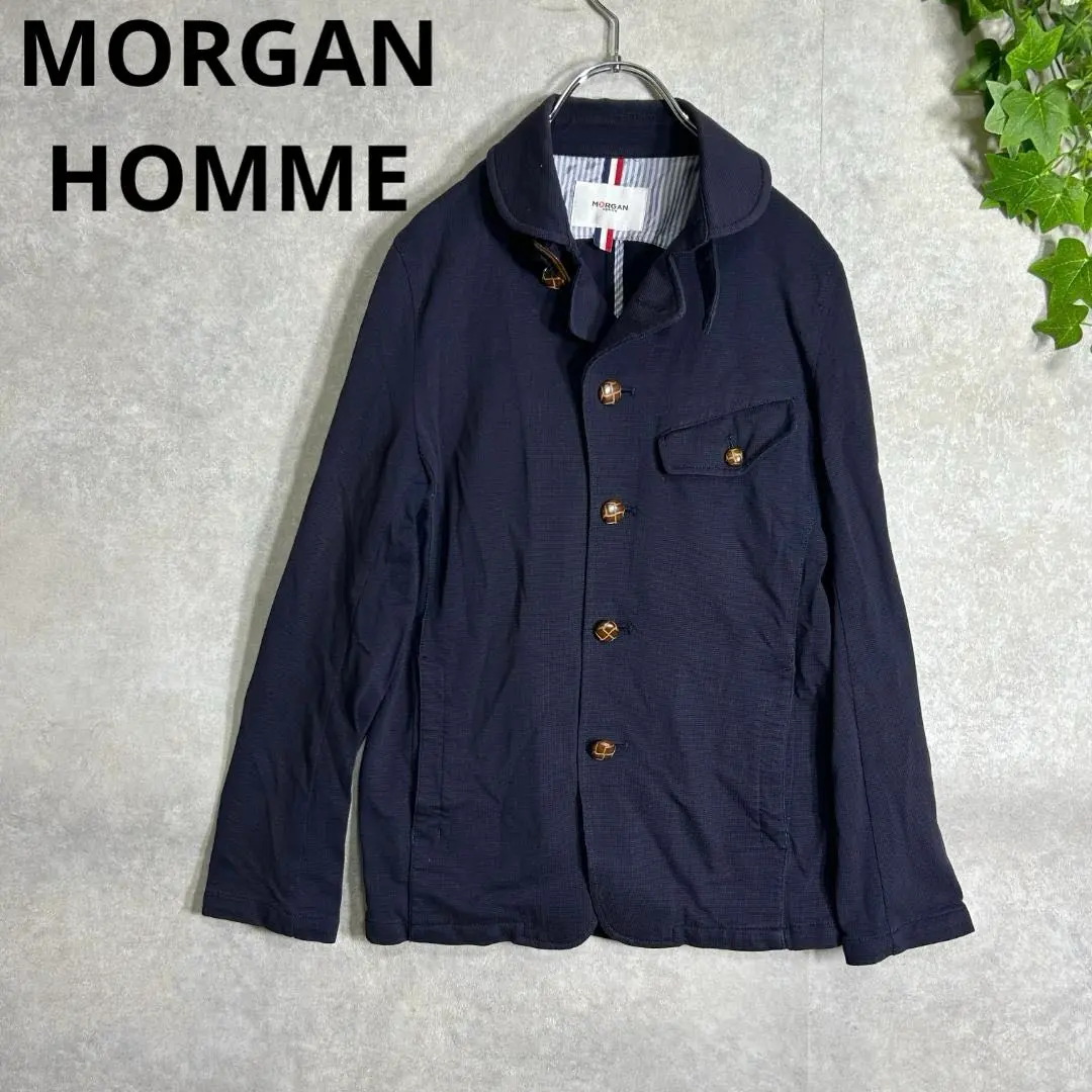 Thumbnail of Morgan Homme Jacket, Navy, S size, Simple, Casual