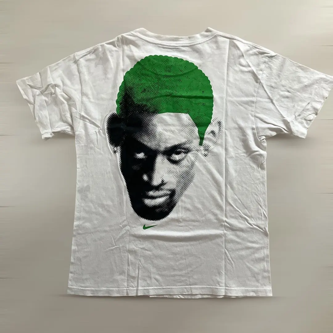 Thumbnail of 90s NIKE USA Made Dennis Rodman Green Nike T-shirt