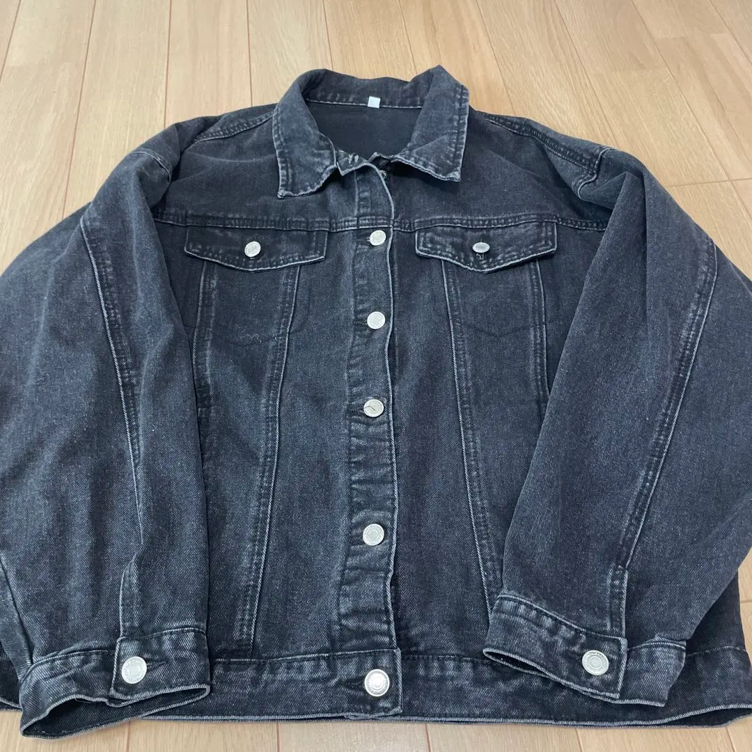 Thumbnail of ❤️SHINE Black Denim Jacket M