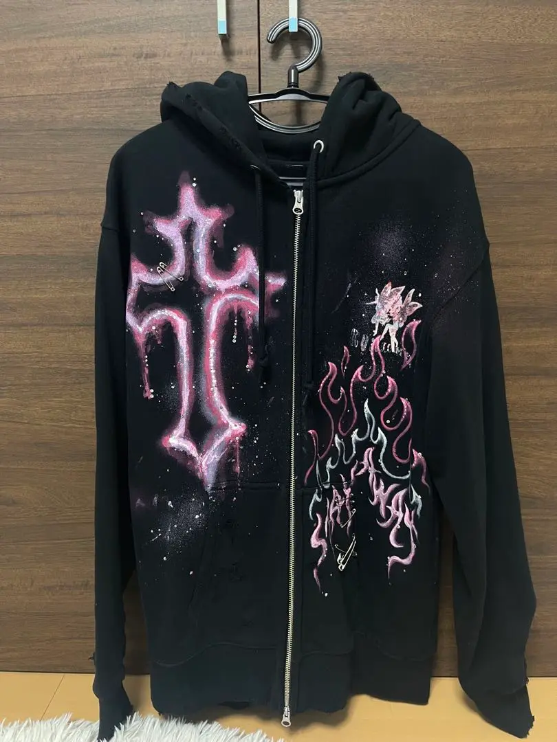 縷縷夢兎 rurumu: パーカー USED古着(ユーズドフルギ) NO MUSE BY RURUMU: 縷縷夢兎 コラボ