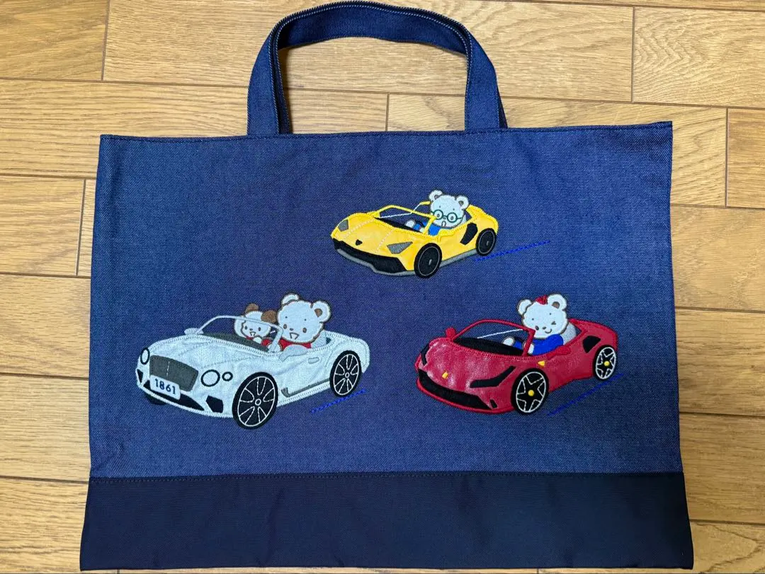 コーンズ　ファミリア　コラボバック ファミリア コーンズ コラボ トートバッグ レッスンバッグ 新品