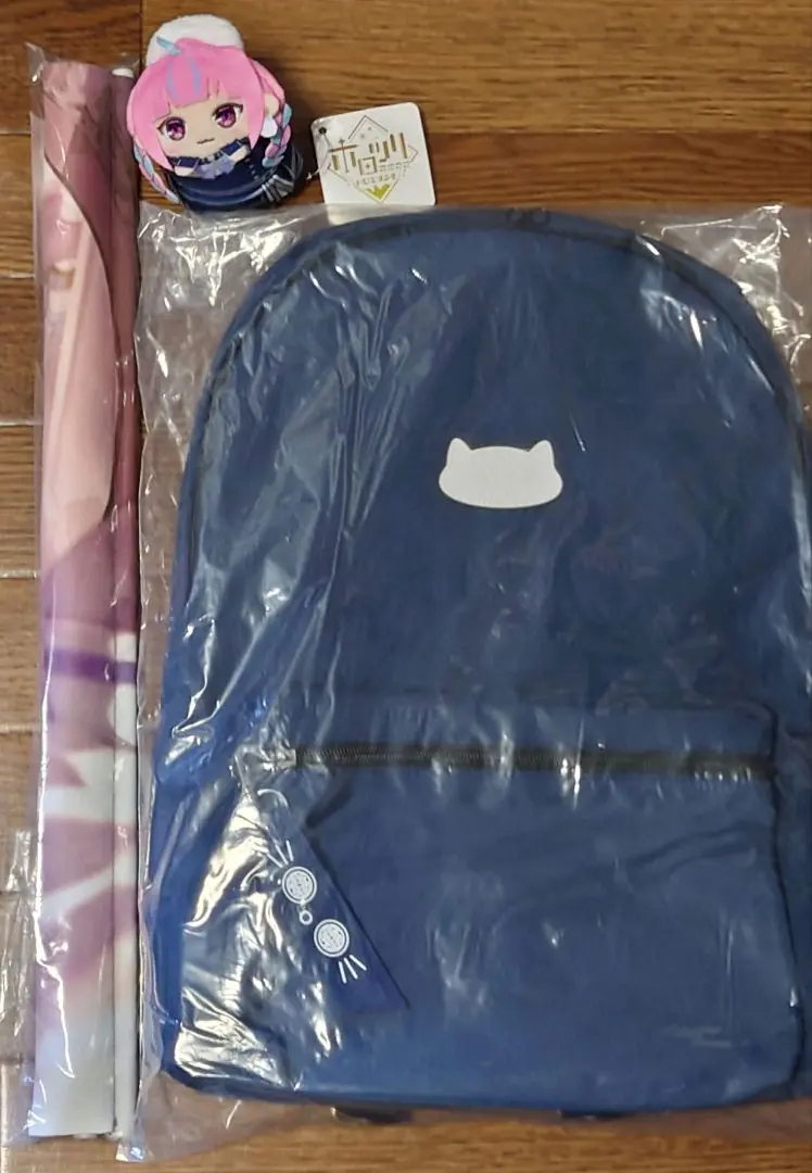バッグ　湊あくあ あくたんと一緒にお出かけリュックサック 「バーチャルYouTuber ホロライブ 湊あくあ 活動5周年記念」 2025年最新】湊あくあ 活動5周年記念 あくたんと一緒にお出かけ
