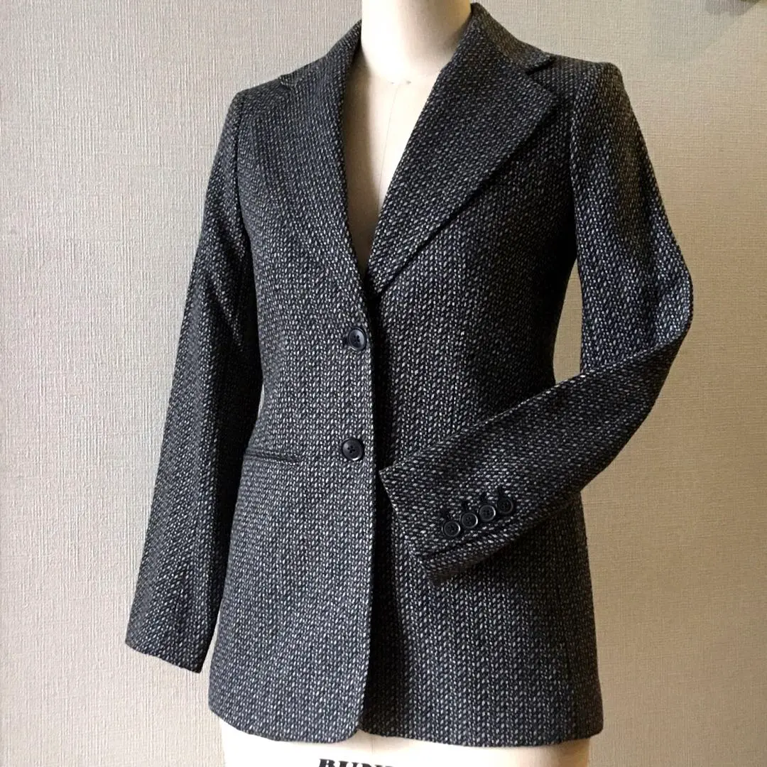 Thumbnail of Tagged, New, Unused, Banana Republic Tweed Jacket, Gray, Beige