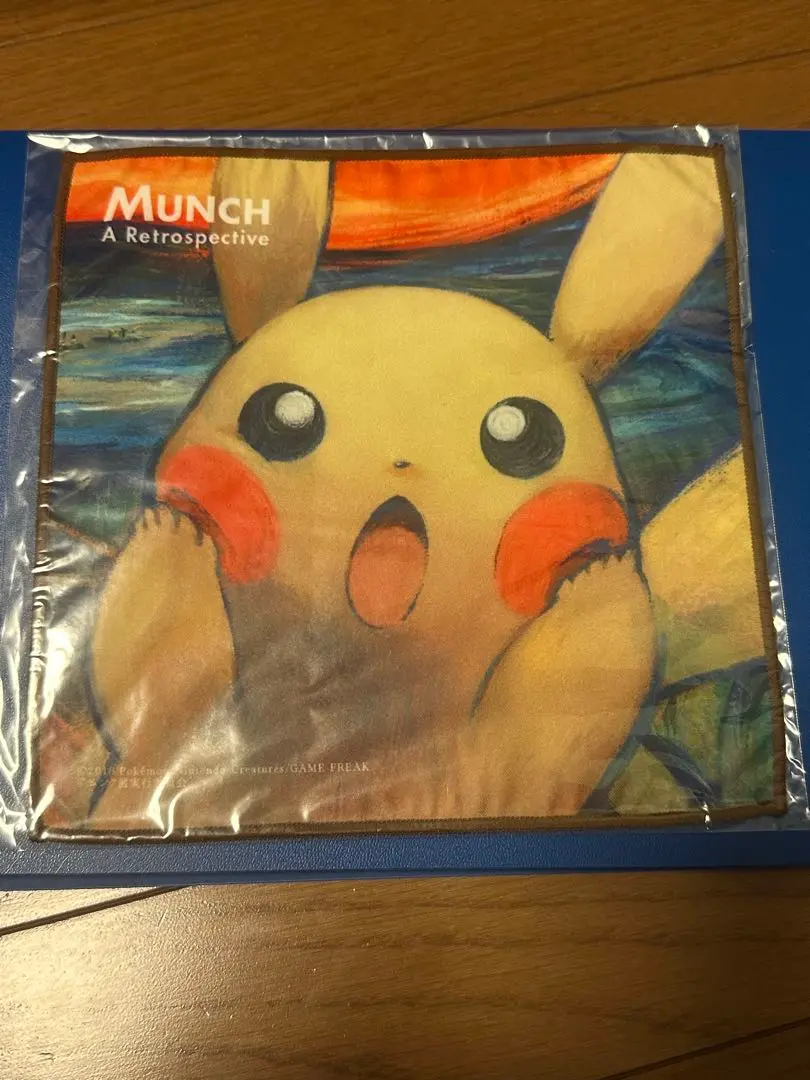 ポケモン　ムンク展　ハンカチ 最新最全のをすべて ポケモン - モクロー ムンク展 タオル