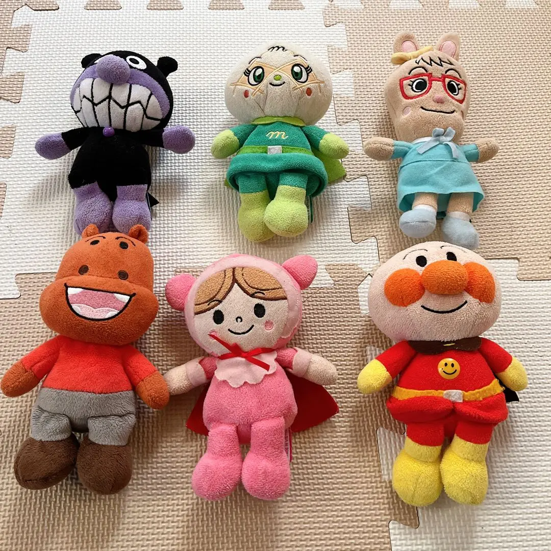 Thumbnail of Anpanman character plush toys, 6 pieces