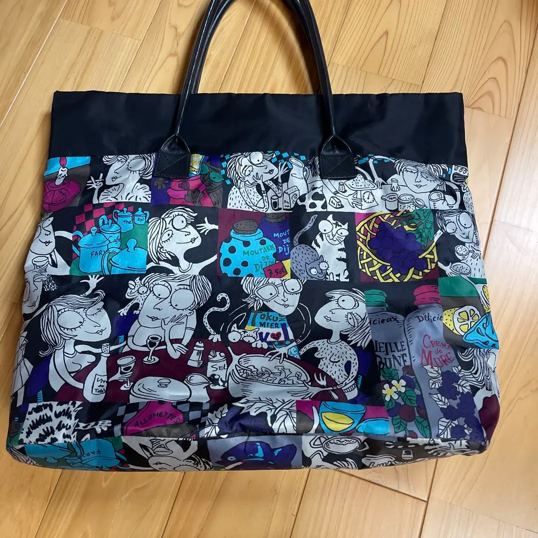 no35212 トクコプルミエヴォル レザー 花装飾 トート バッグ TOKUKO 1er VOL - TOKUKO 1er VOL(トクコ・プルミエヴォル