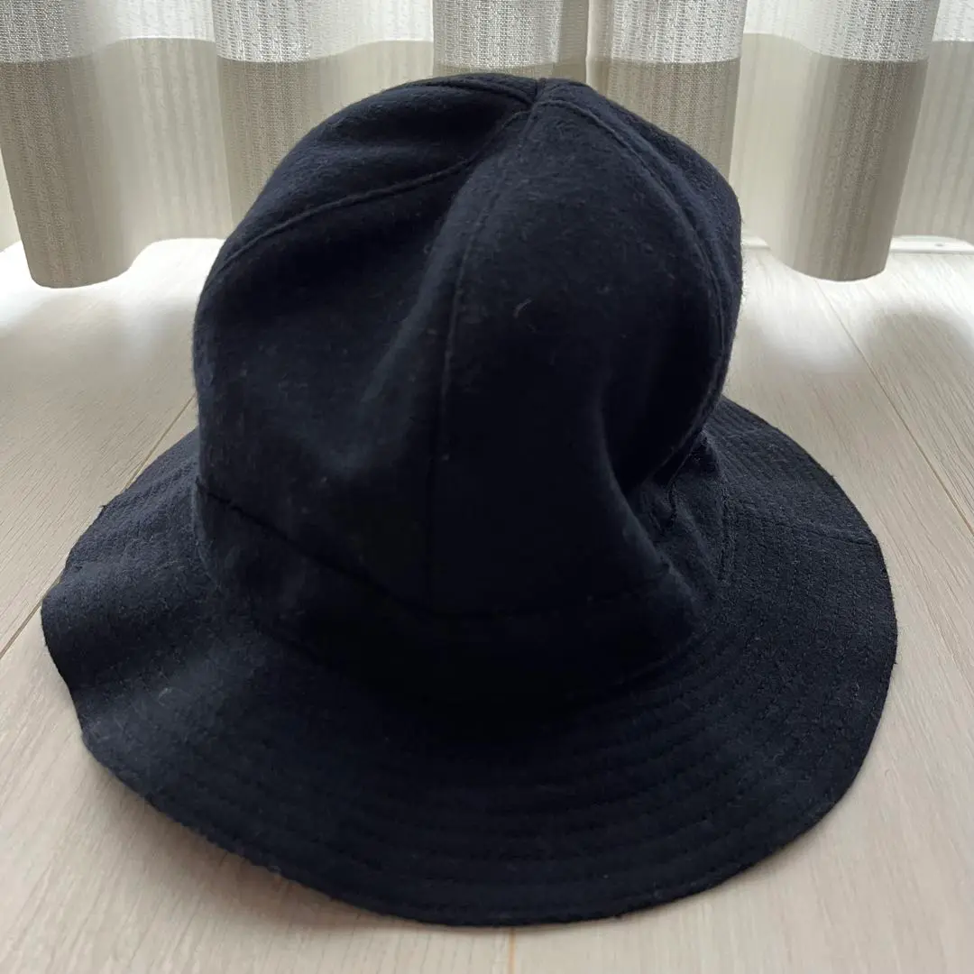 mature ha. マチュアーハ ボアビーニー 美品 ネイビー mature ha. マチュアーハ カシミヤ 100％ スラント カッティング