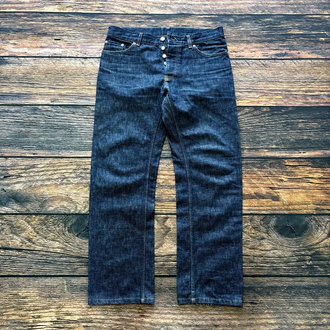 ヘルムートラング本人期denimpants HELMUT LANG ヘルムートラング 本人期 coated black denim
