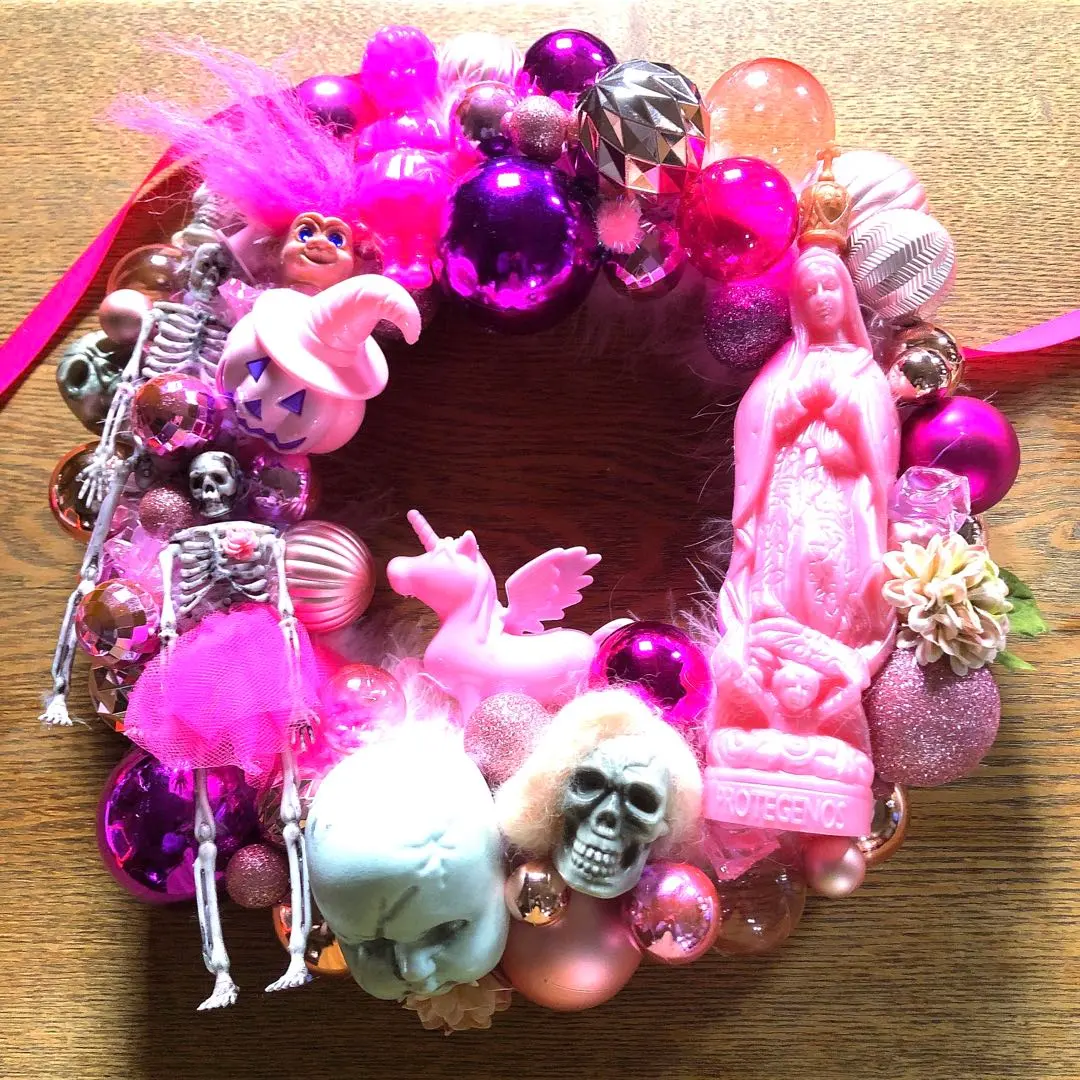 Thumbnail of Halloween Horror Chris Handmade Wreath