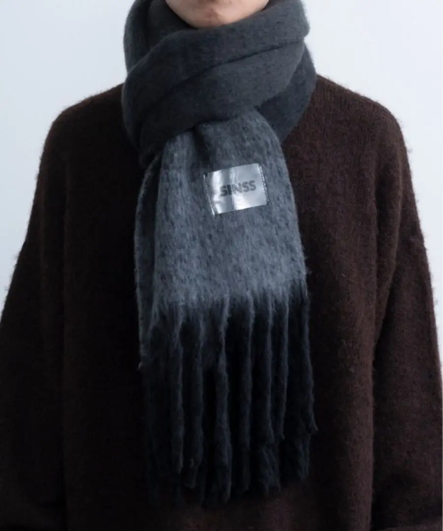 SINSSオリジナルCheck muffler / チェックマフラーグリーン SINSS（シンス）の「Check muffler / チェックマフラー