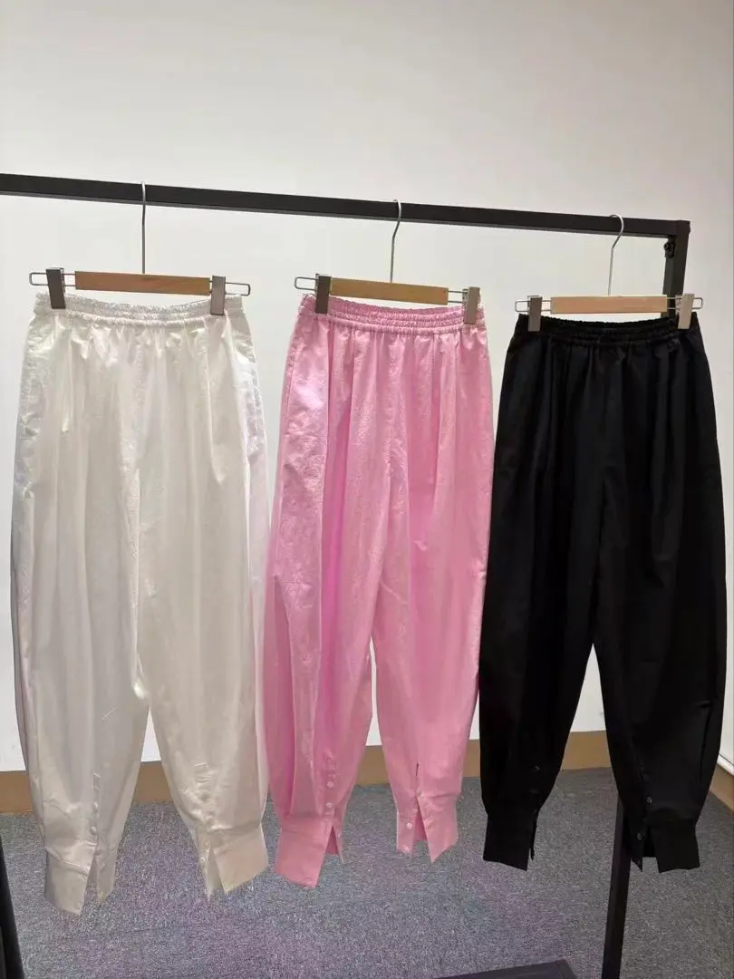 ENFOLD エンフォルド サテンJOGGER PANTS ジョガーパンツ ENFOLD 【値下げ】ENFOLD 2023 JOGGER PANTS フェイクレザー
