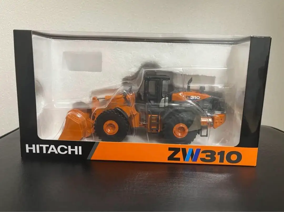 HITACHI ZW310 ホイールローダー模型　箱ヨレやけ有　中身未開封 日立 ホイールローダー ZW310-6 1/50スケール ミニチュアモデル