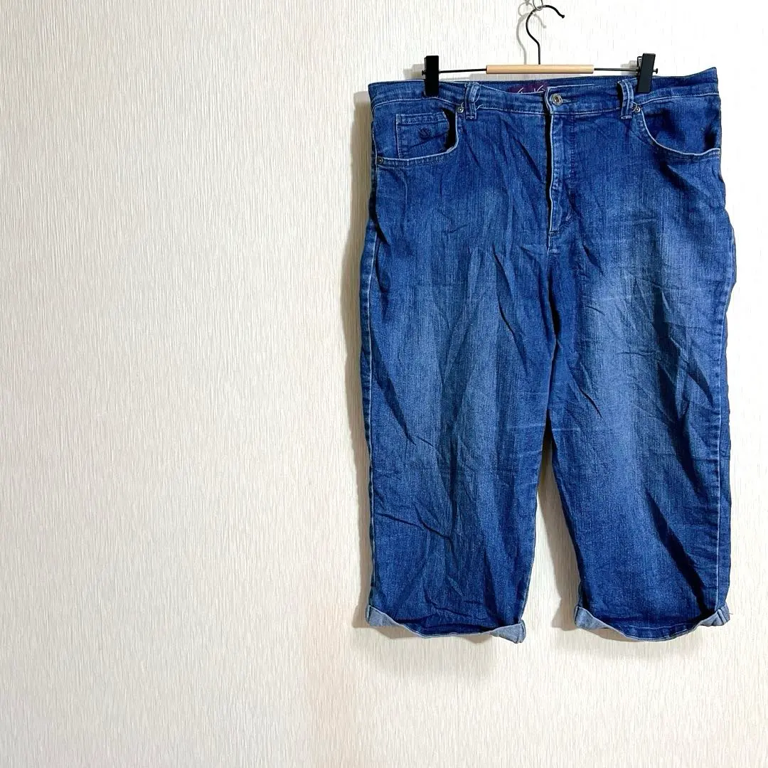 Thumbnail of ✨️Vintage✨️ Dark Blue Straight Leg Denim Pants