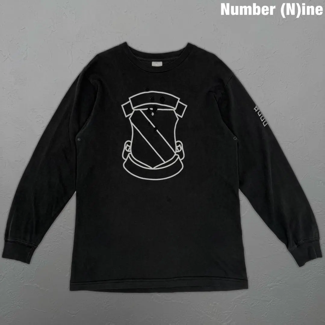 【L】復刻NUMBER(N)INE ナンバーナイン エンブレムスウェット日本製 L】復刻NUMBER(N)INE ナンバーナイン エンブレムスウェット日本