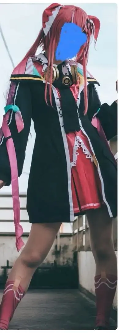 天ヶ瀬むゆ コスプレ ウィッグ ガスマスク 一式 - メルカリ