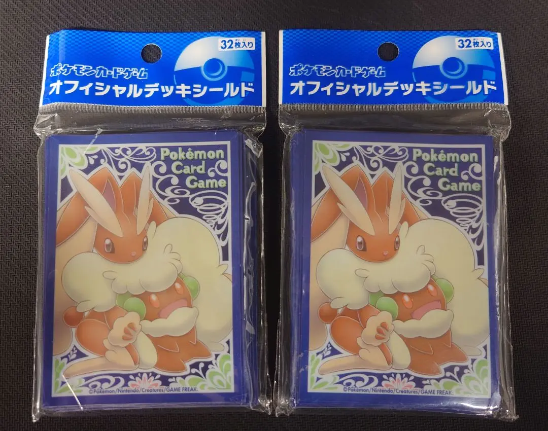 ミミロップ・エルフーン デッキシールド 32枚入り×2個 ポケモンカードゲーム ミミロップ・エルフーン デッキシールド 32枚入り×2個 ポケモン