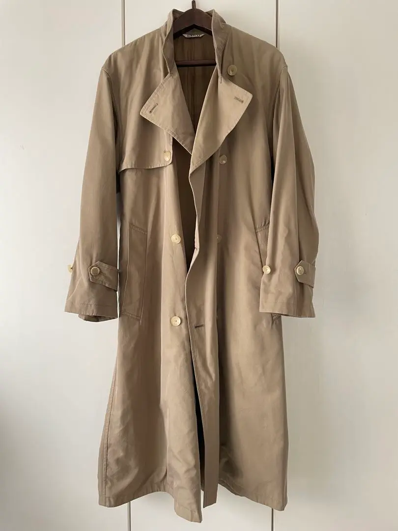 ジャケット・アウター AURALEE WASHED FINX CUPRO TWILL LONGCOAT WASHED FINX CUPRO TWILL LONG COAT (A20AC01FC) | AURALEE