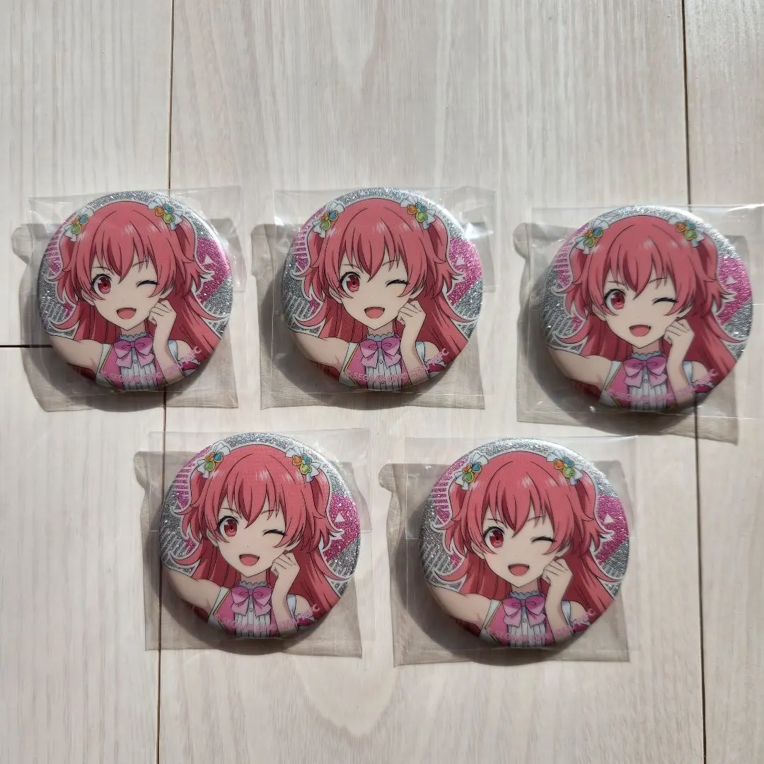 Thumbnail of Project Sekai Movie Airi Momoi Glitter Can Badge Set of 5, individual sales available ⭕