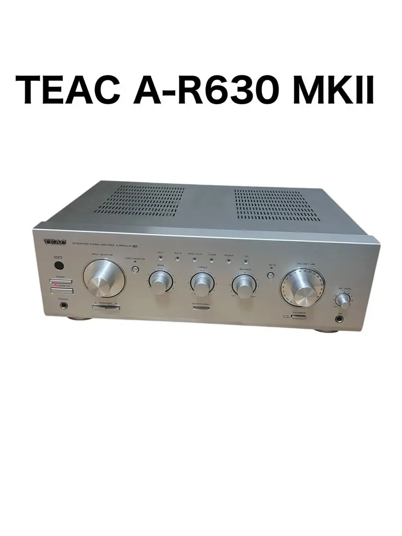 【ジャンク扱い、タバコ臭あり】TEAC A-R630MKⅡ-S Amazon.co.jp: TEAC ステレオプリメインアンプ シルバー A
