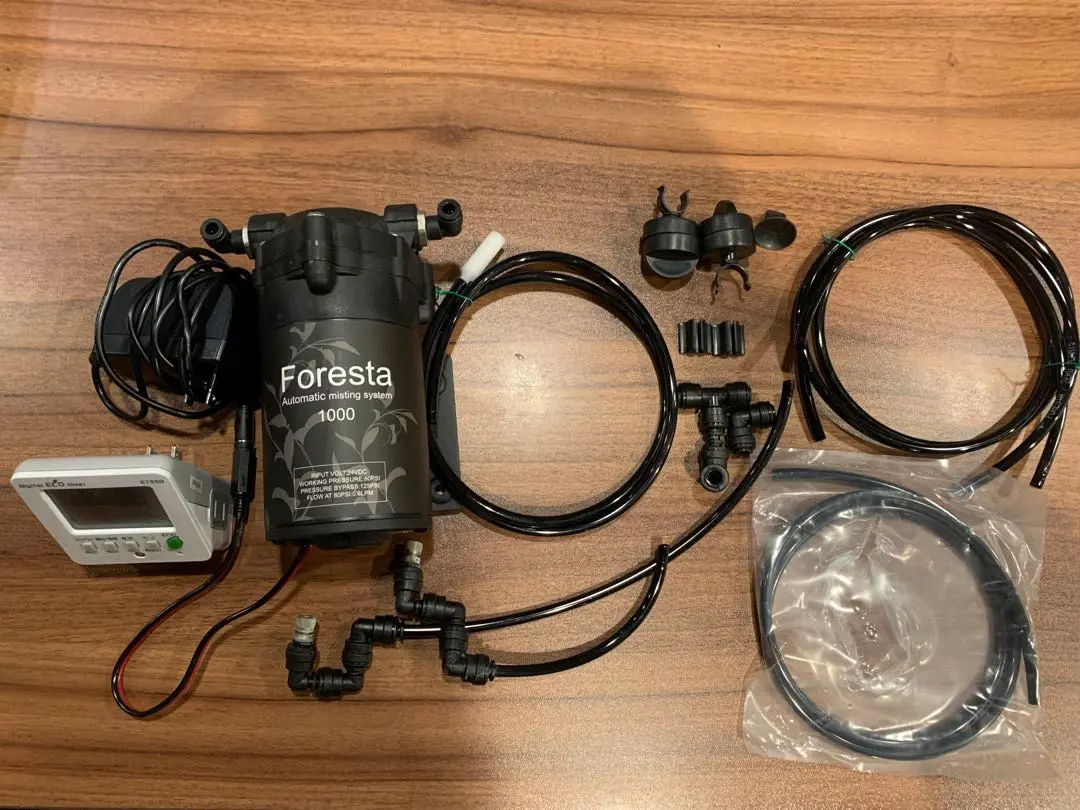 Foresta 自動ミストシステム 1000 +増設キット・タイマー付き Foresta 自動ミストシステム 1000 +増設キット・タイマー付き