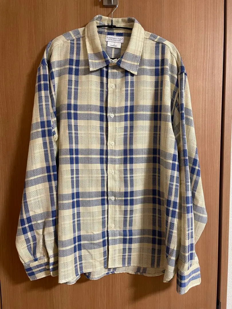 Thumbnail of Ciao Panic Basket Weave Mesh Check Shirt L