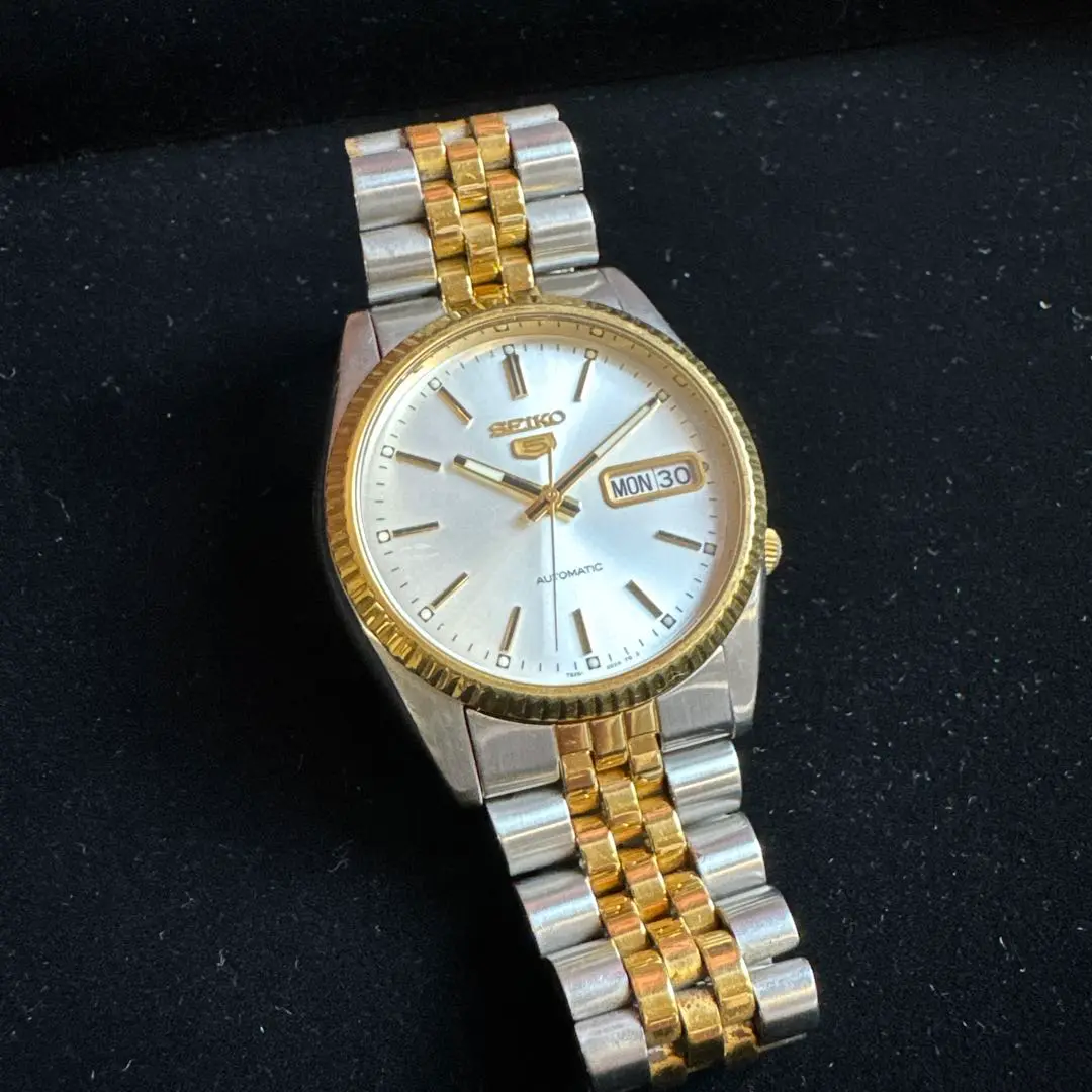 SEIKO5 7S26-3110 デイデイト 自動巻 ジュビリー ピラミッド