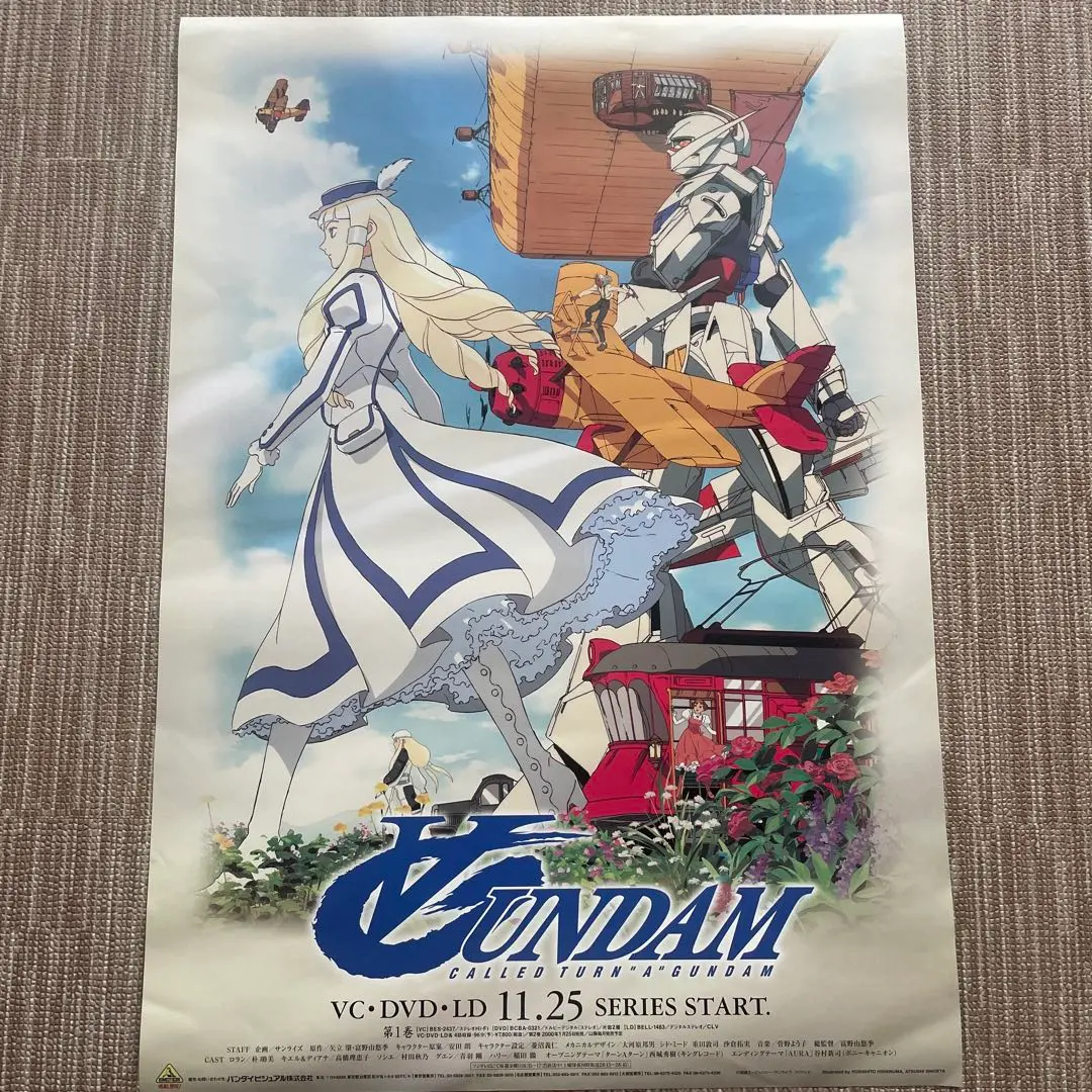 ターンエーガンダム（∀ガンダム）　B2ポスター　フレーム付 ターンエーガンダム（∀ガンダム） B2ポスター フレーム付