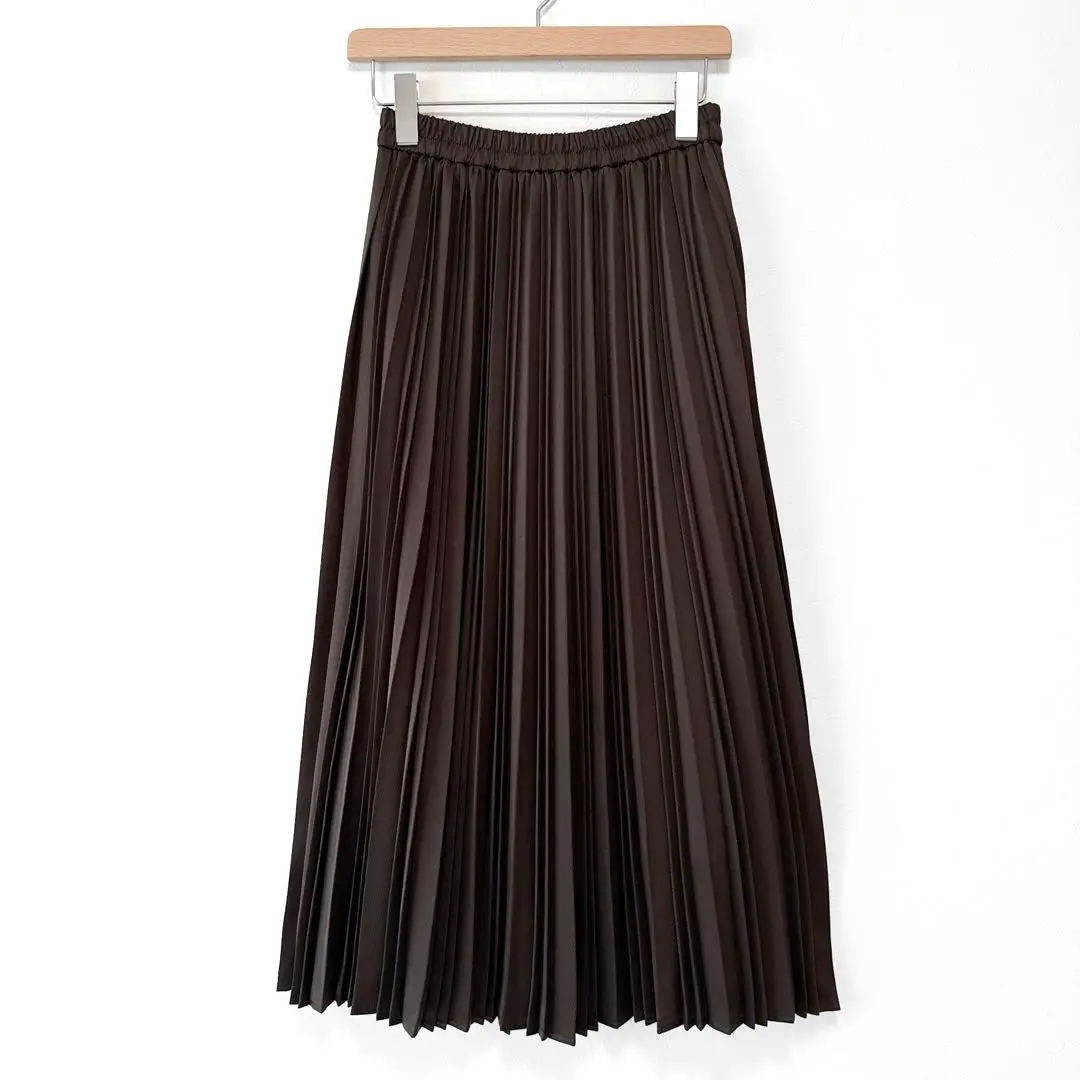 Thumbnail of Excellent condition Audrey and John Wad random box pleat skirt, long length