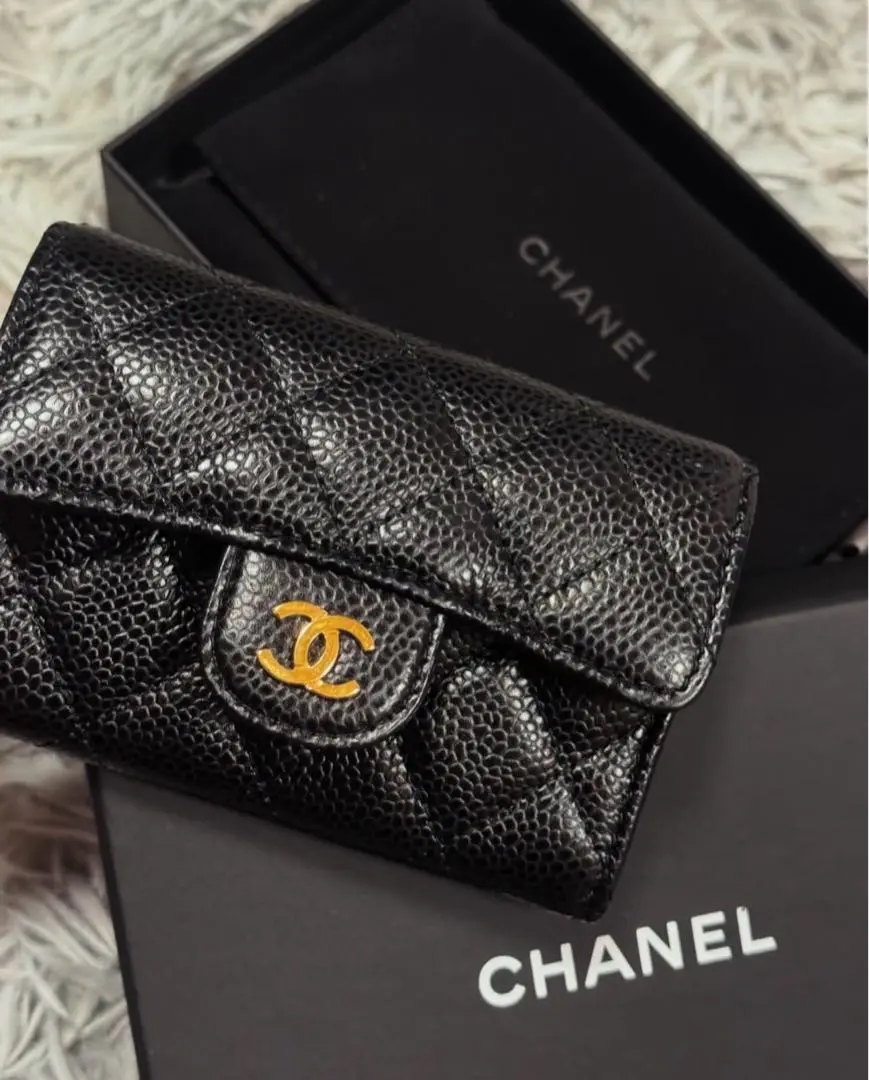 CHANEL ブラック パテントレザー 名刺入れ 2025年最新】CHANEL カラー:ブラック系 名刺入れの人気アイテム